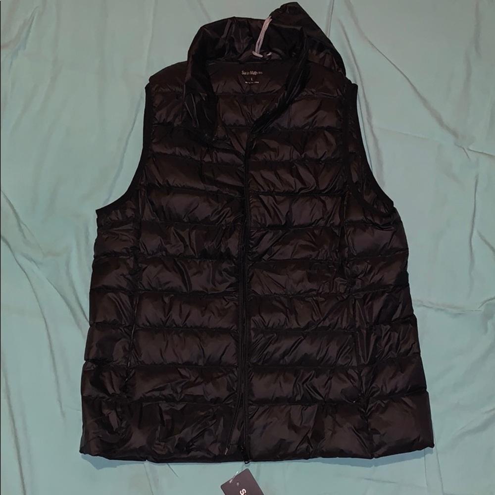 Black Puff vest
